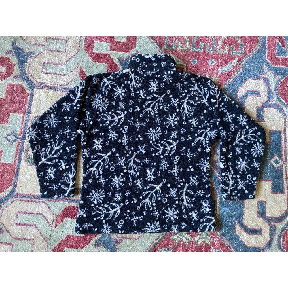 Vintage Columbia 90s fleece zip up Winter Snowflake Lead Womens Size Medium